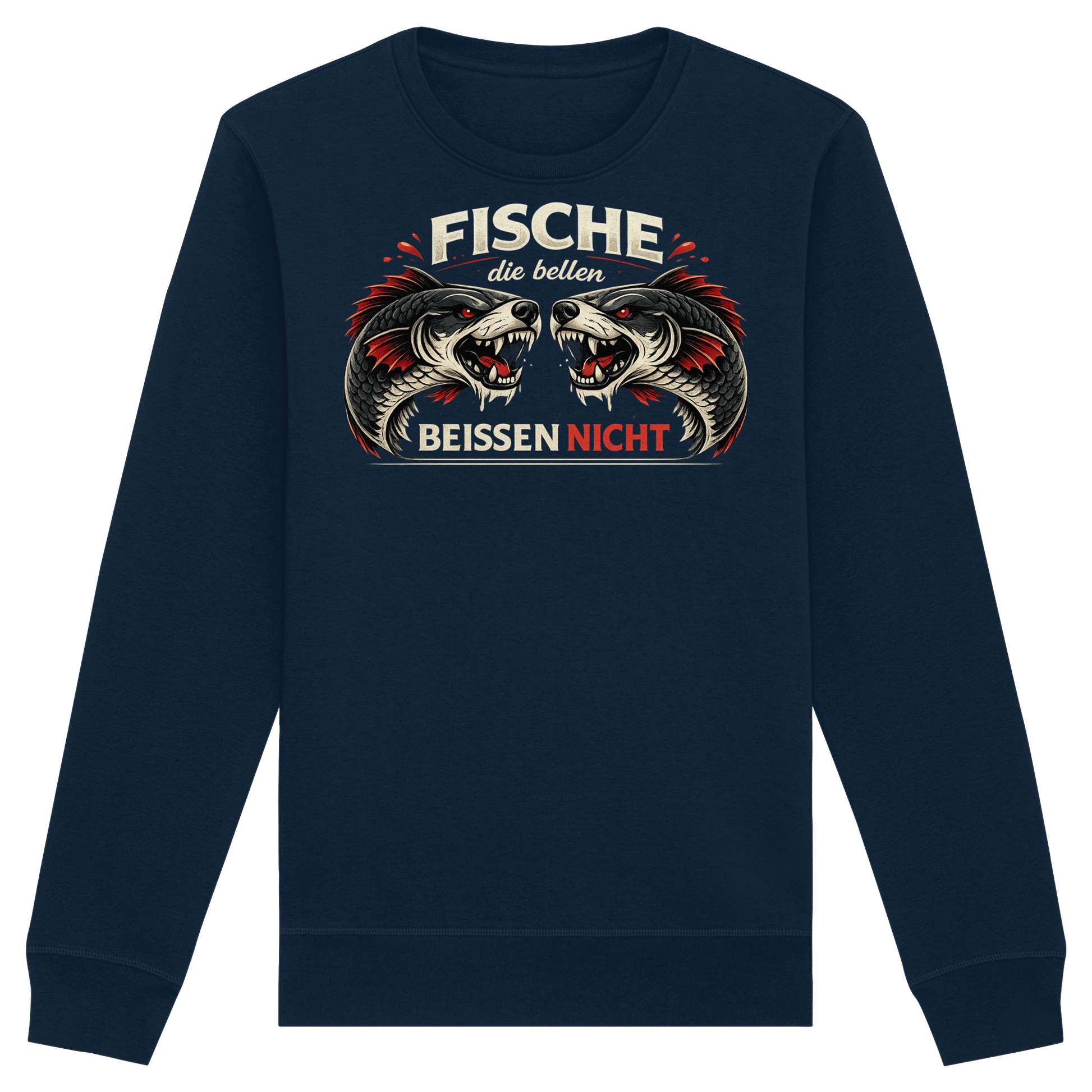 Fische die Bellen - Premium Sweatshirt