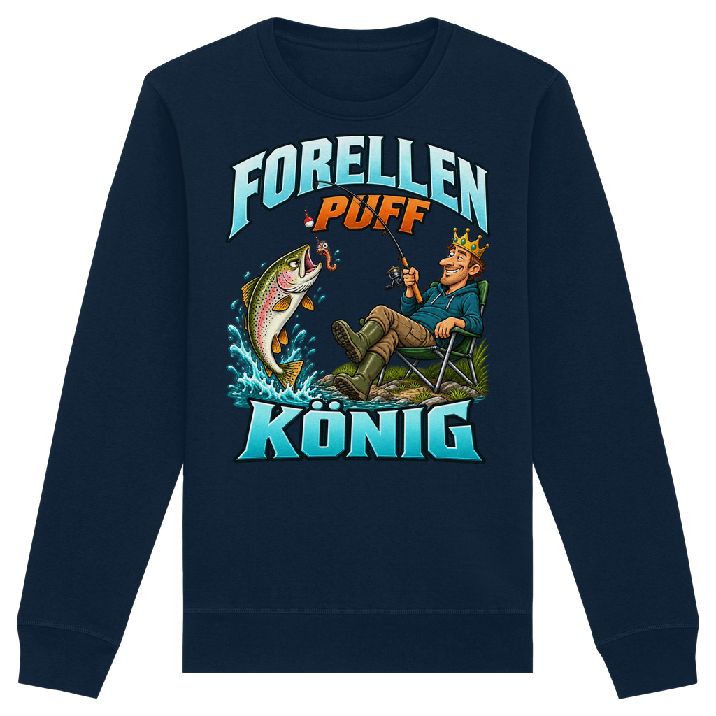 Forellen Puff König - Premium-Sweatshirt
