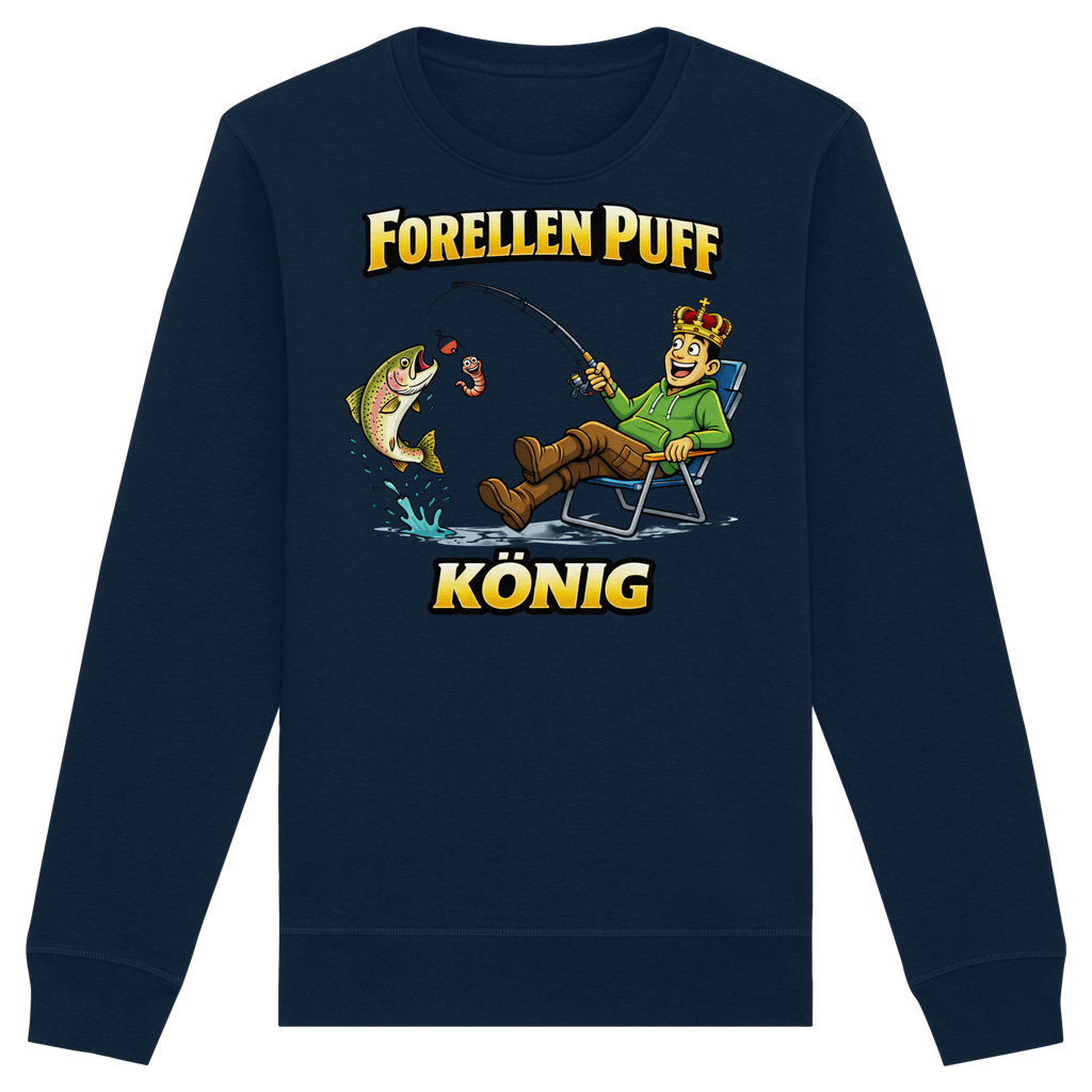 Forellen Puff König - Premium Sweatshirt