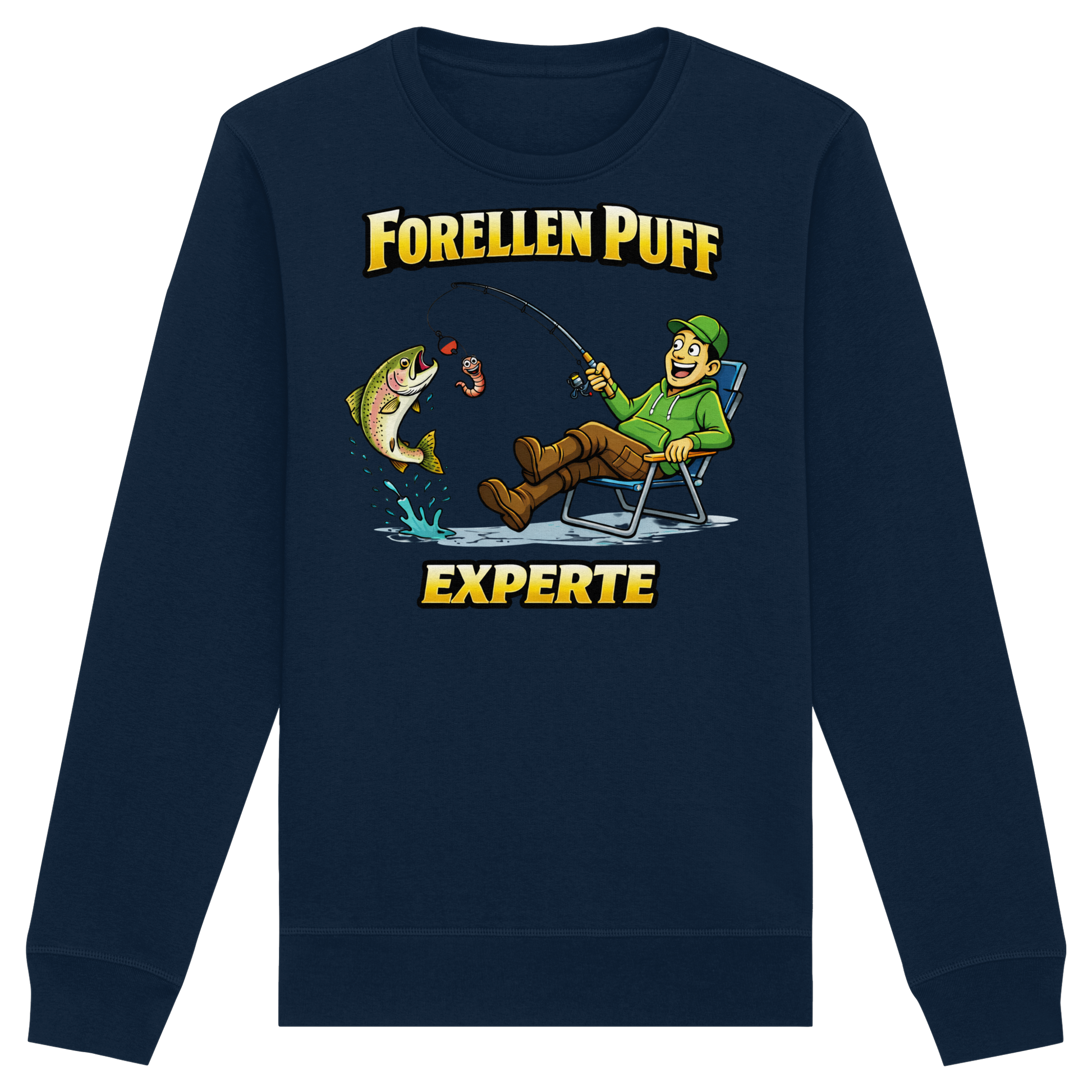 Forellen Puff Experte - Premium Sweatshirt