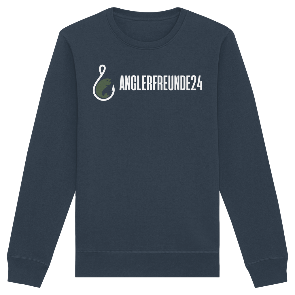 Anglerfreunde24 Weiß - Premium Sweatshirt