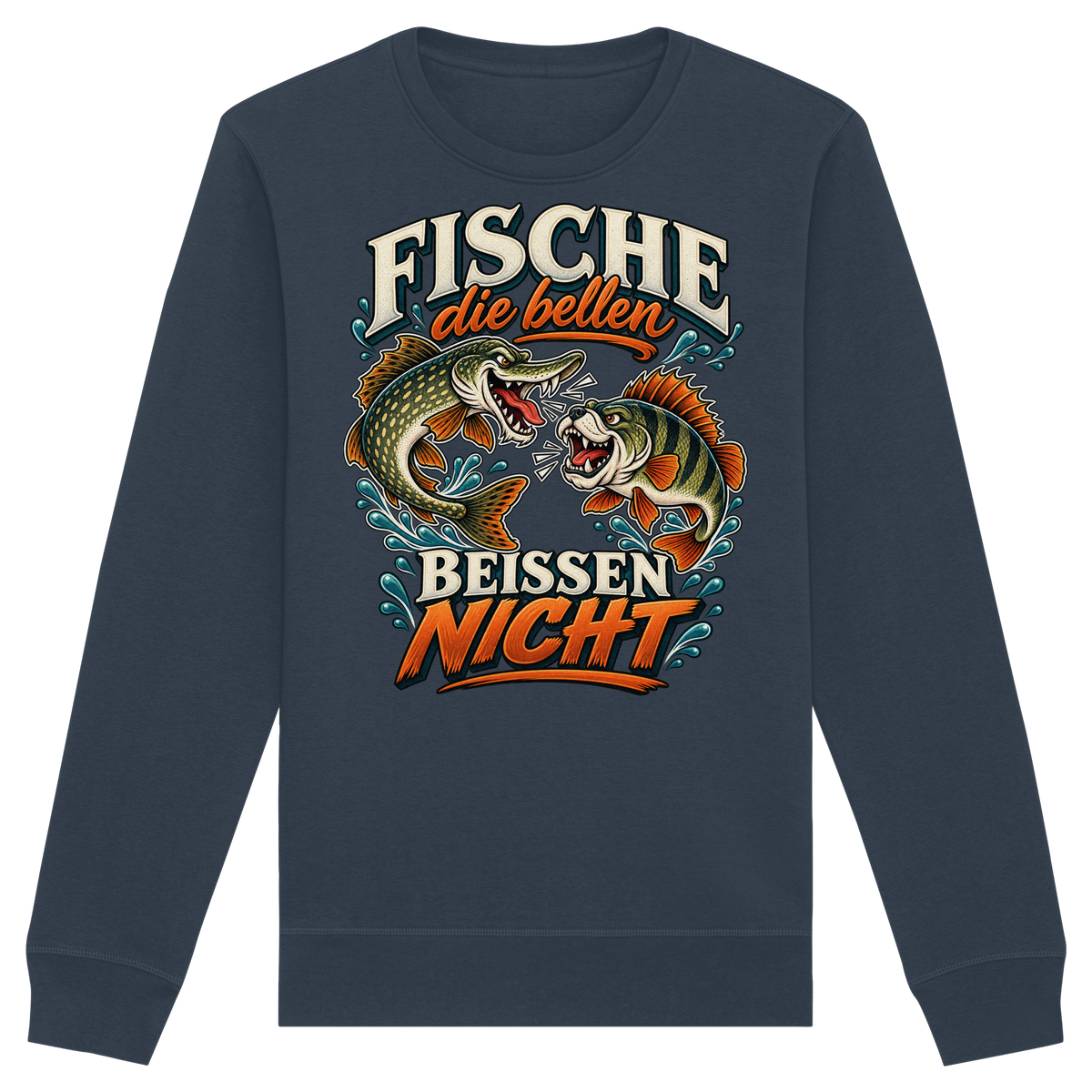 Fische die Bellen - Premium-Sweatshirt