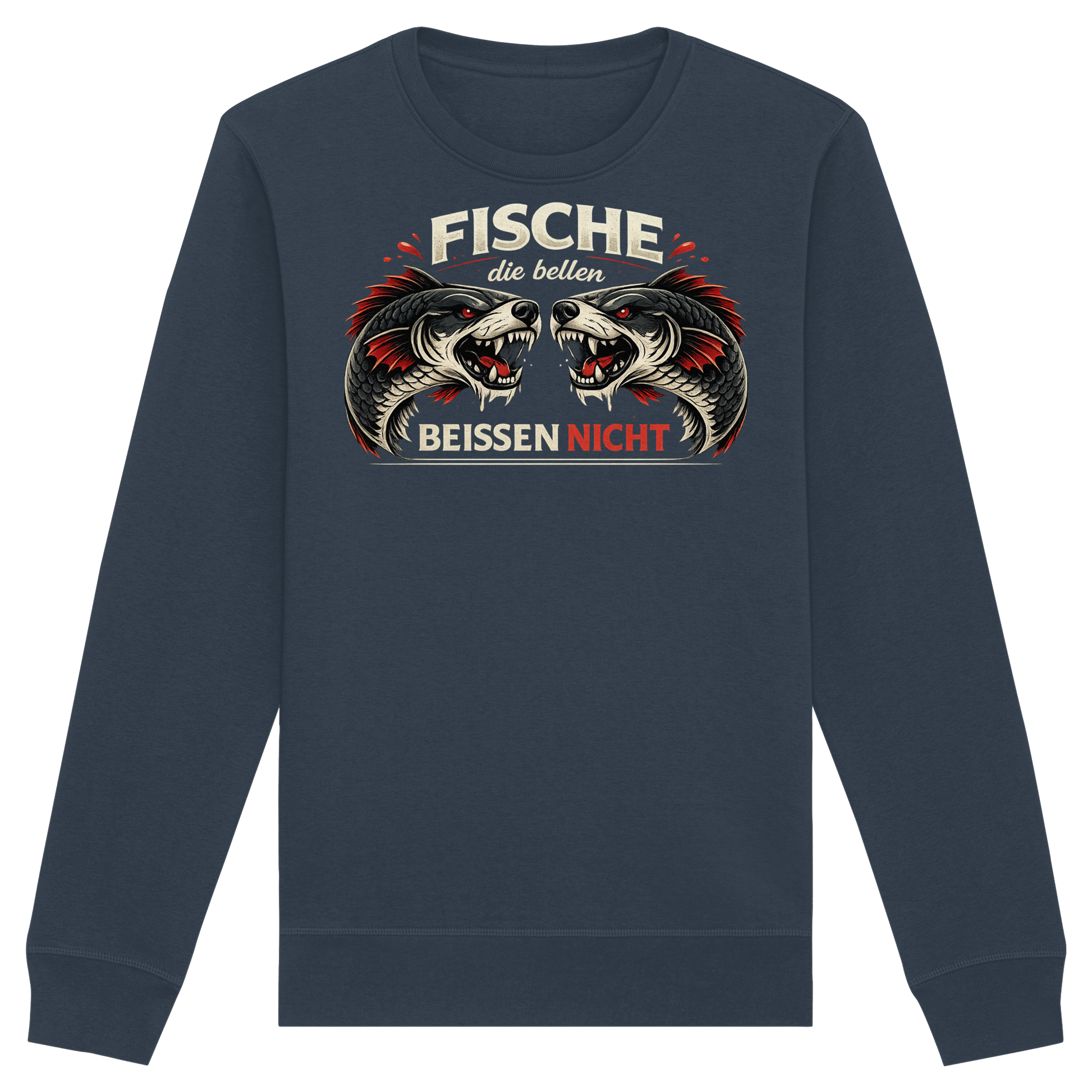Fische die Bellen - Premium Sweatshirt