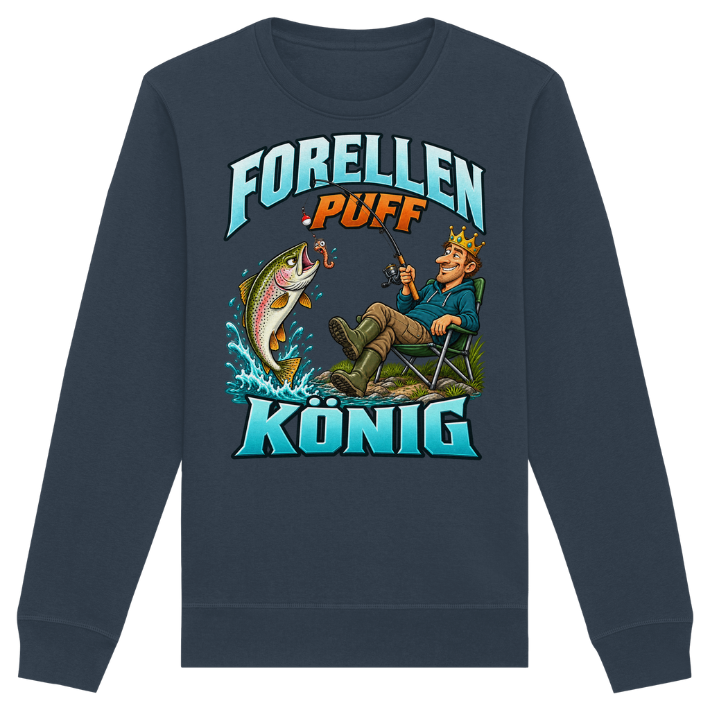 Forellen Puff König - Premium-Sweatshirt