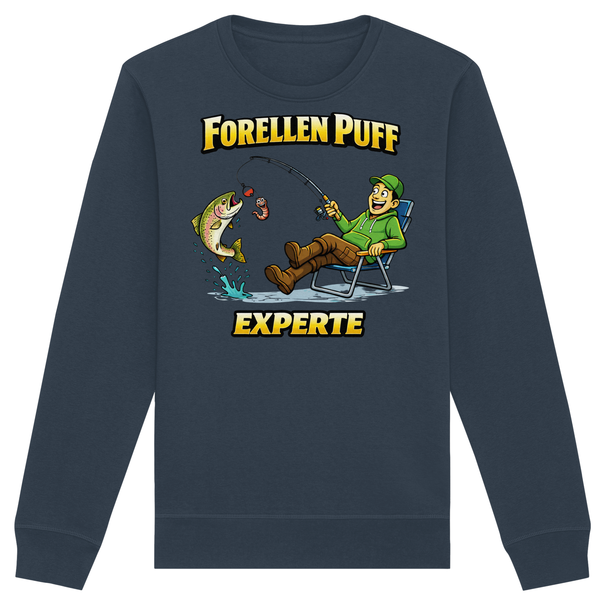 Forellen Puff Experte - Premium Sweatshirt