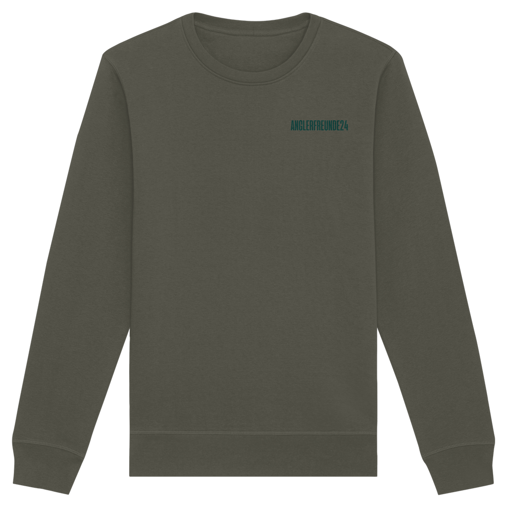 Anglerfreunde24 Logo Grün - Premium Sweatshirt