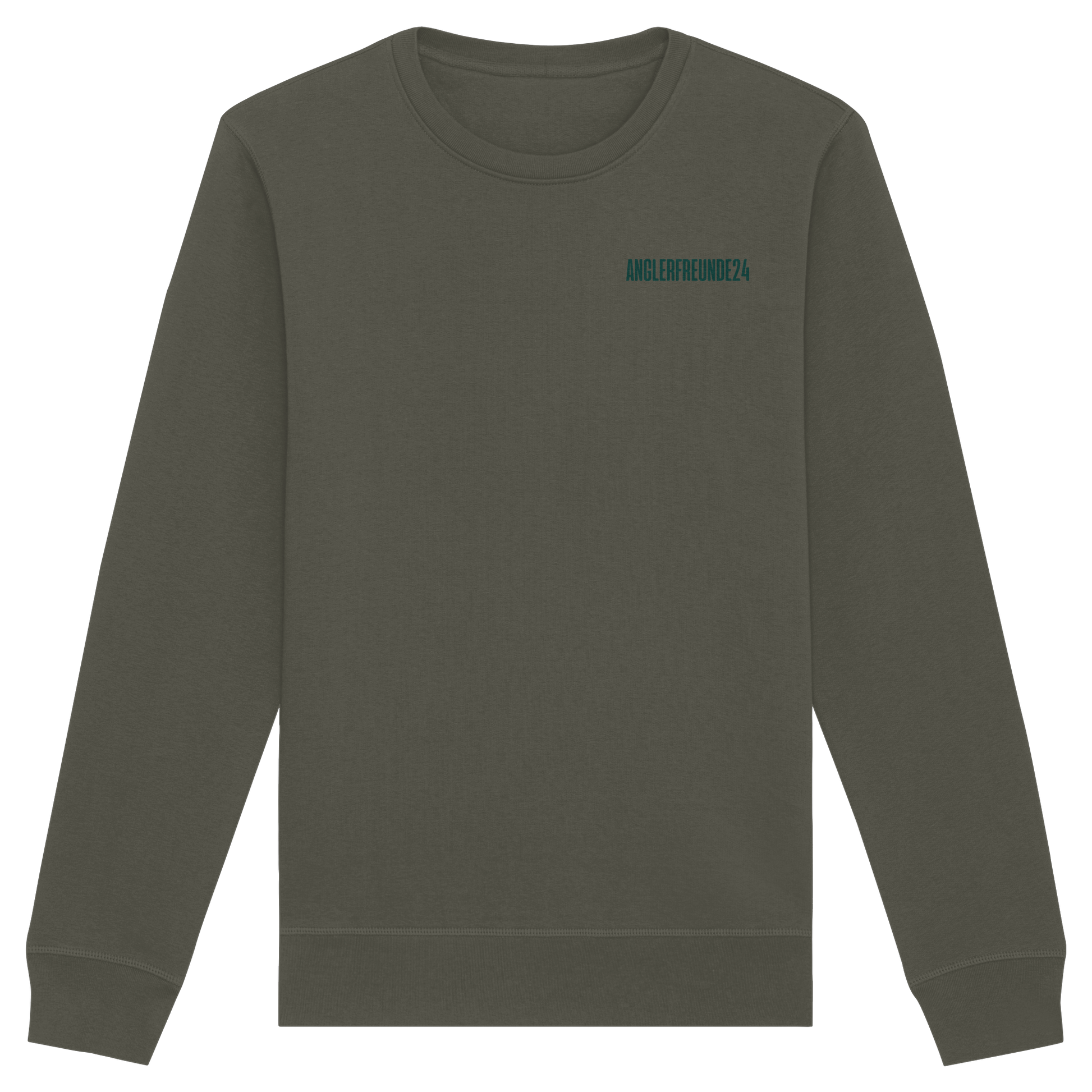 Anglerfreunde24 Logo Grün - Premium Sweatshirt