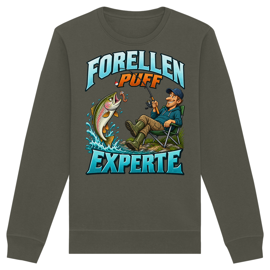 Forellen Puff Experte - Premium-Sweatshirt