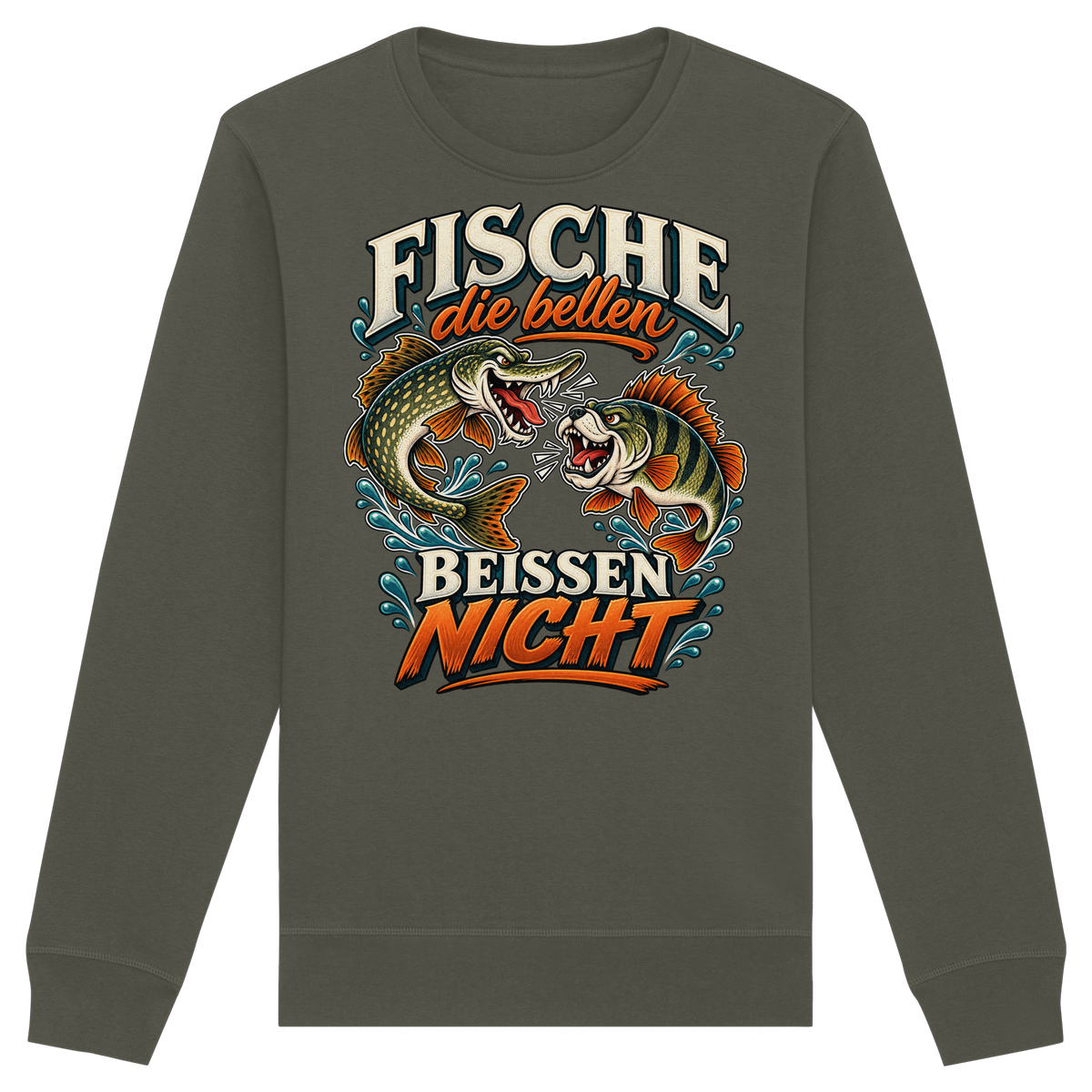 Fische die Bellen - Premium-Sweatshirt