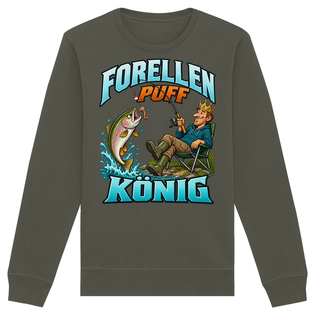 Forellen Puff König - Premium-Sweatshirt