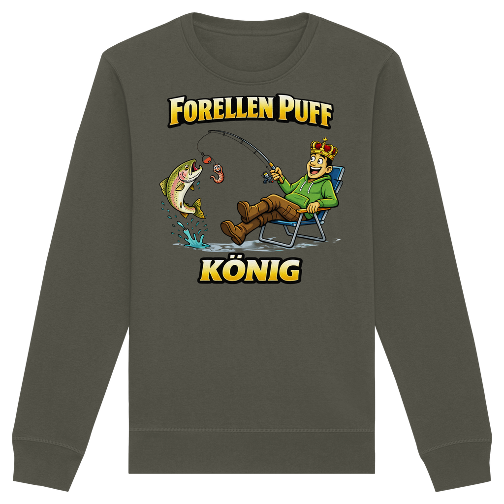 Forellen Puff König - Premium Sweatshirt