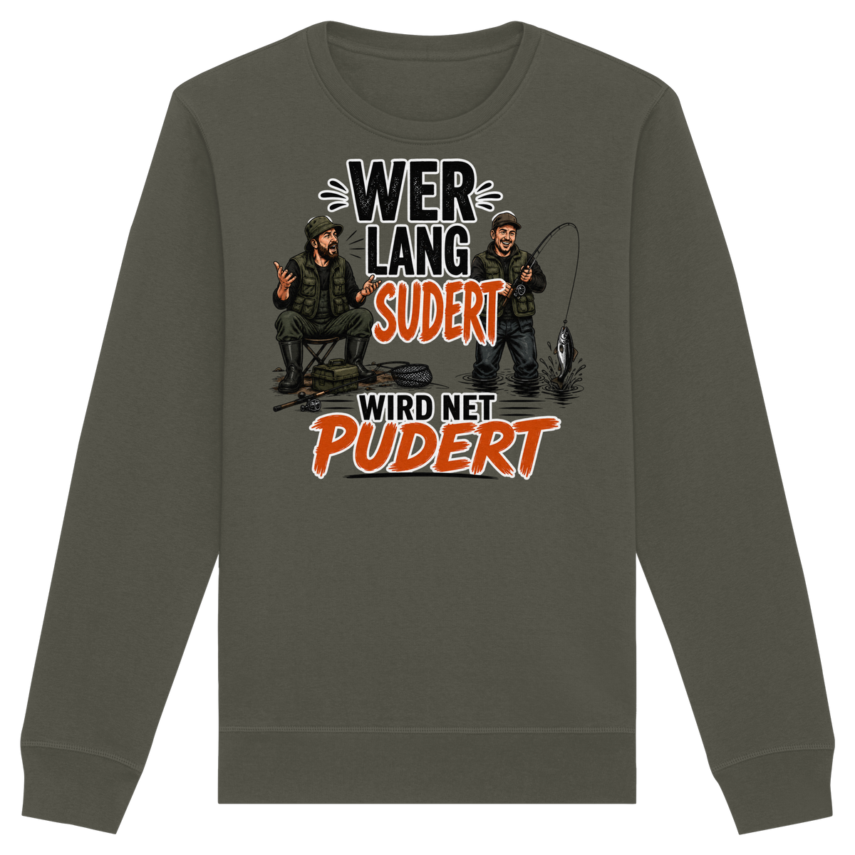Wer Lang Sudert - Premium-Sweatshirt