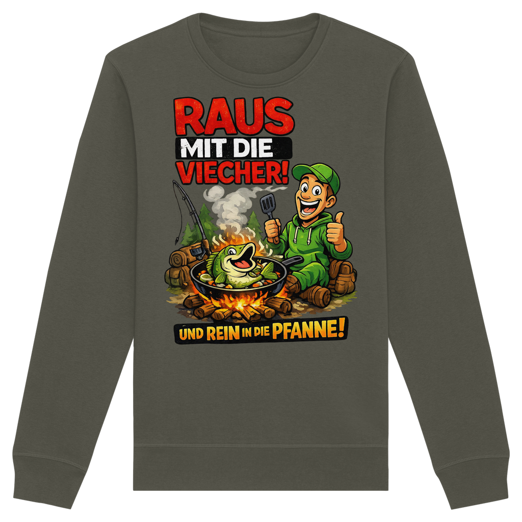 Raus Mit- Rein Pfanne - Premium Sweatshirt