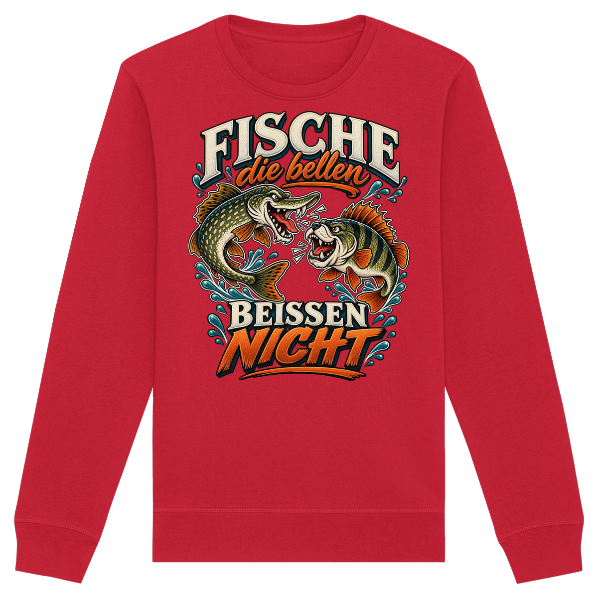 Fische die Bellen - Premium-Sweatshirt