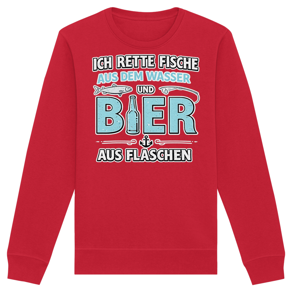Ich Rette Fische - Premium Sweatshirt