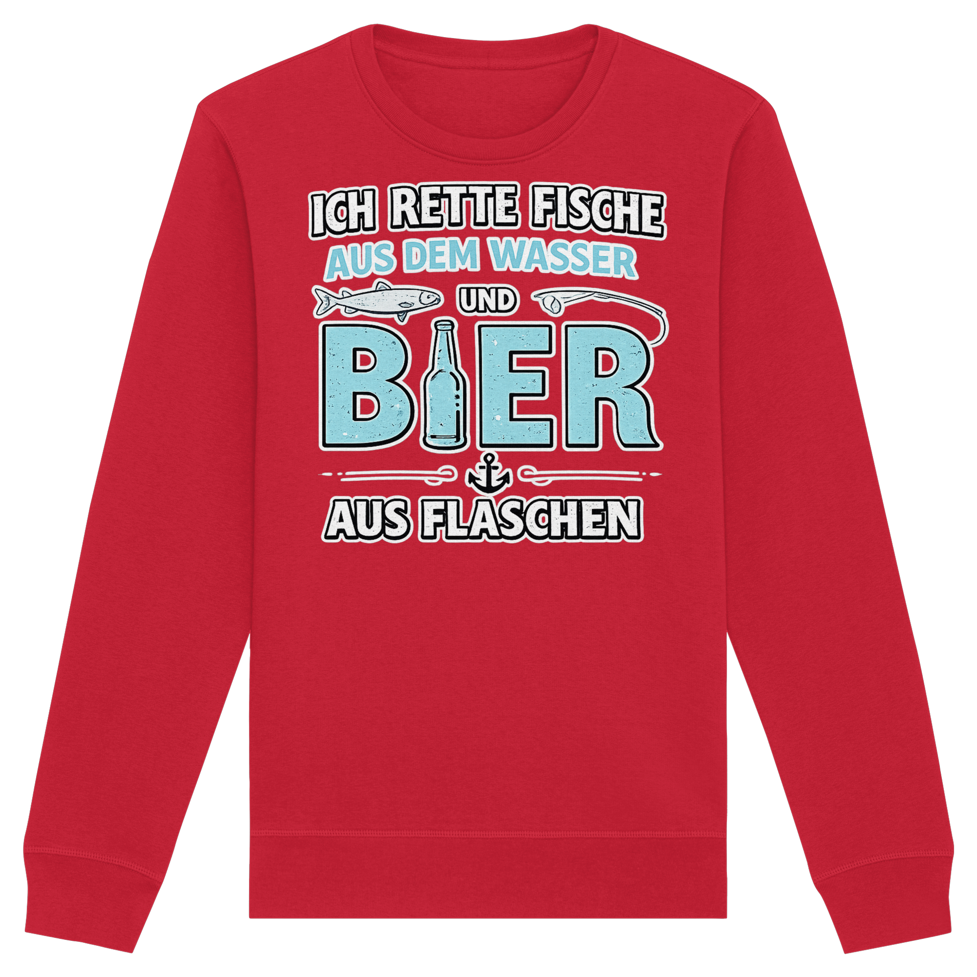 Ich Rette Fische - Premium Sweatshirt
