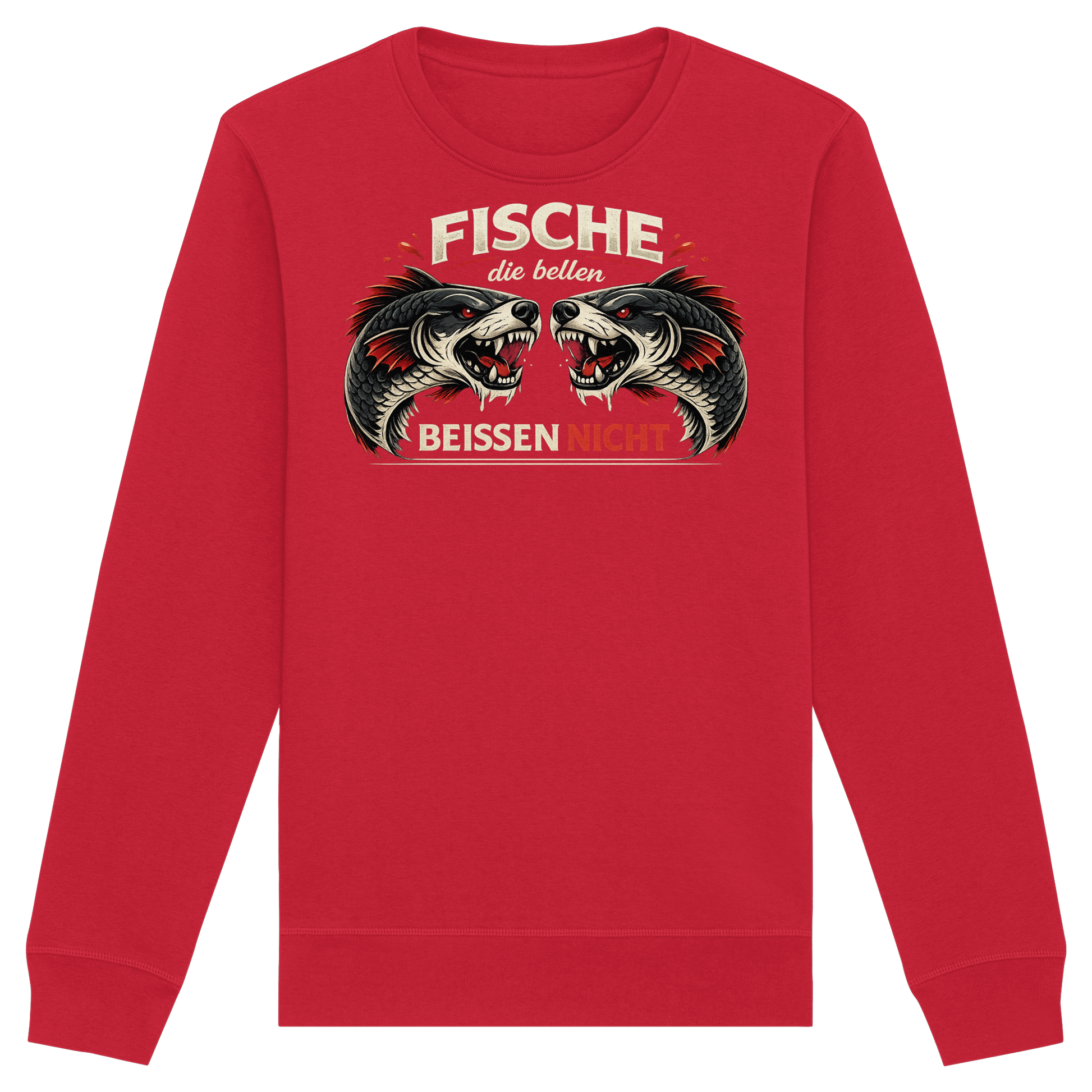 Fische die Bellen - Premium Sweatshirt