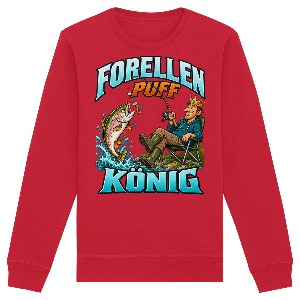 Forellen Puff König - Premium-Sweatshirt
