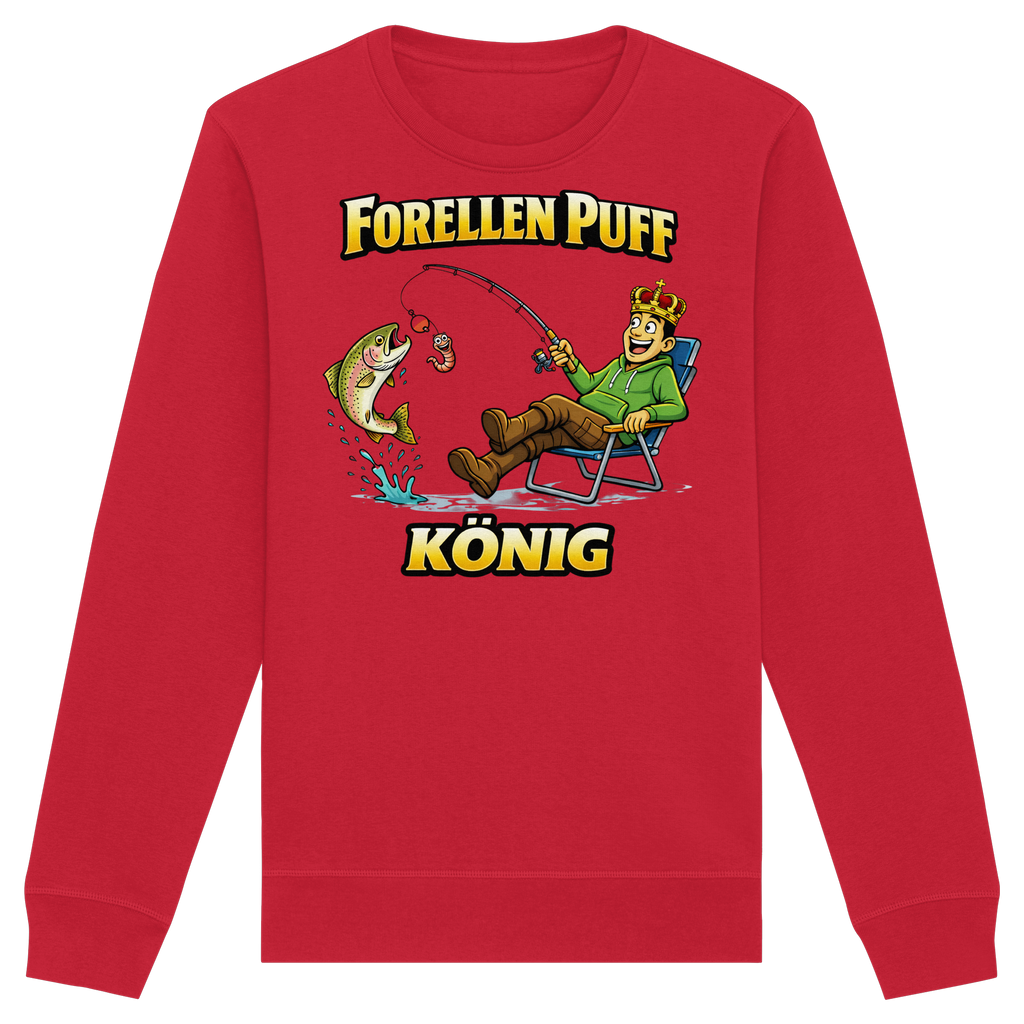 Forellen Puff König - Premium Sweatshirt