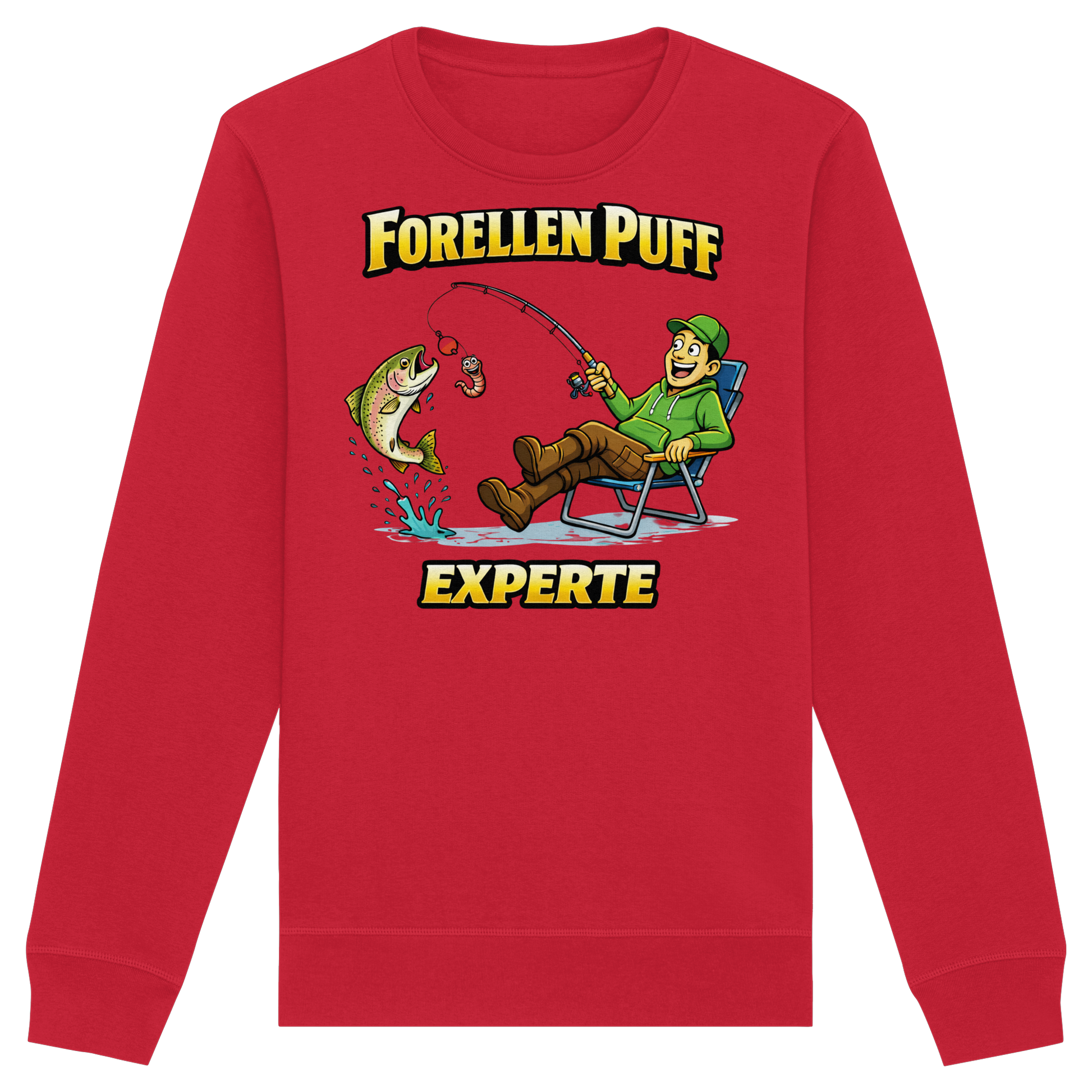 Forellen Puff Experte - Premium Sweatshirt