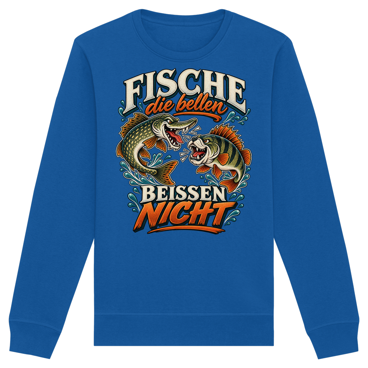 Fische die Bellen - Premium-Sweatshirt