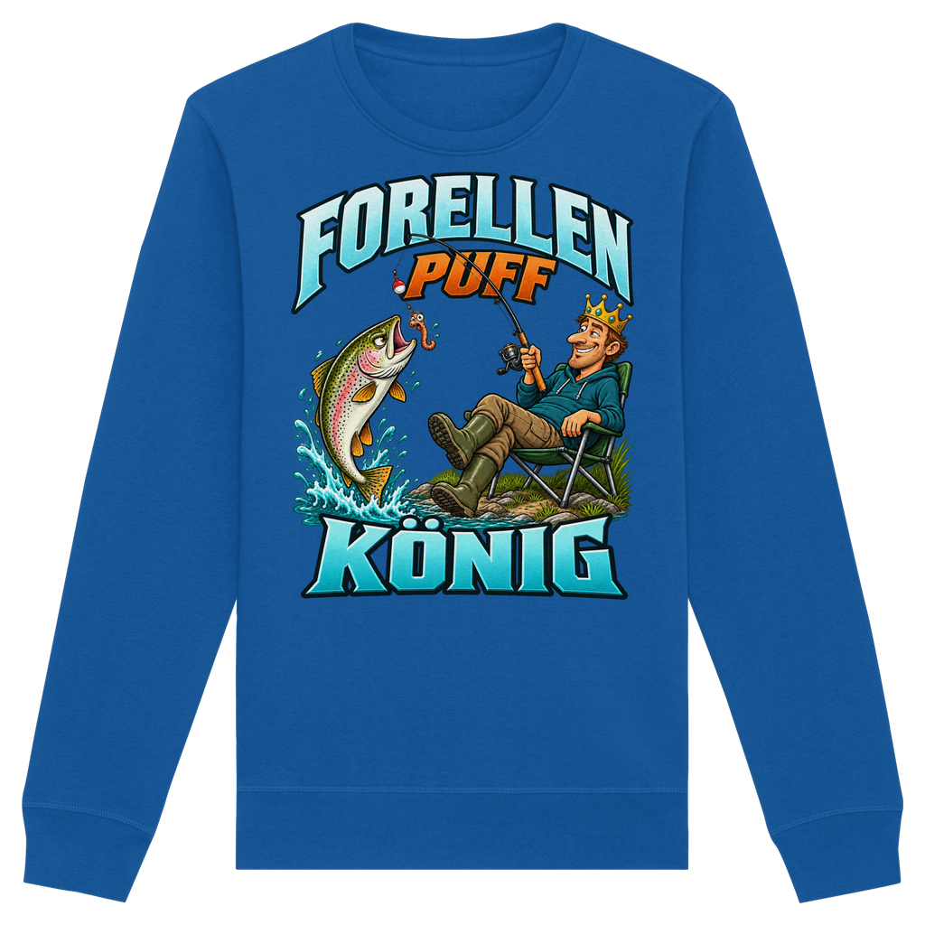 Forellen Puff König - Premium-Sweatshirt