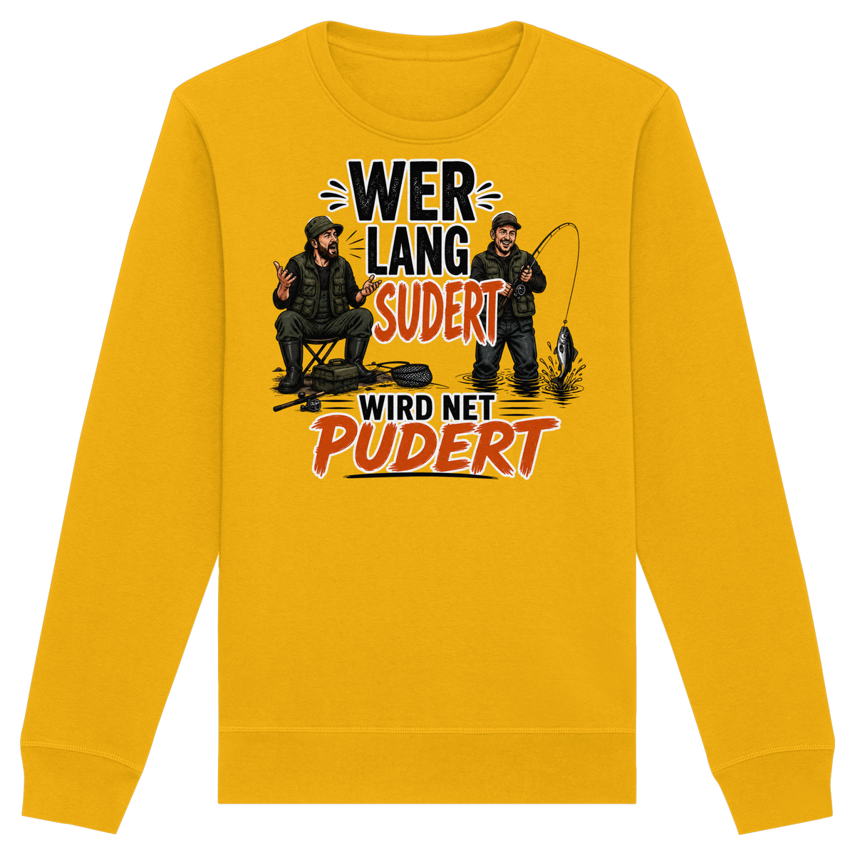 Wer Lang Sudert - Premium-Sweatshirt