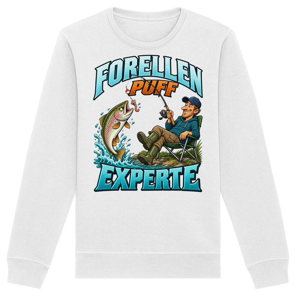 Forellen Puff Experte - Premium-Sweatshirt