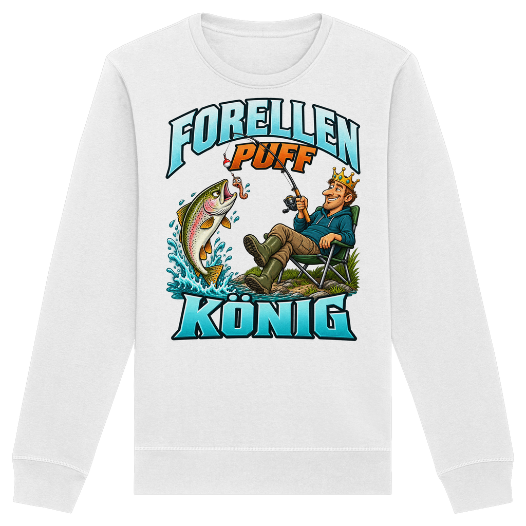 Forellen Puff König - Premium-Sweatshirt