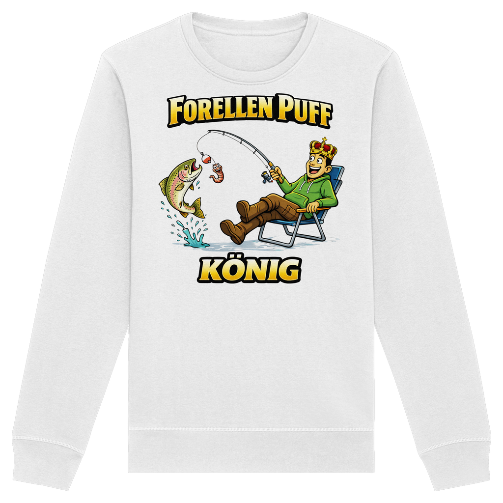 Forellen Puff König - Premium Sweatshirt
