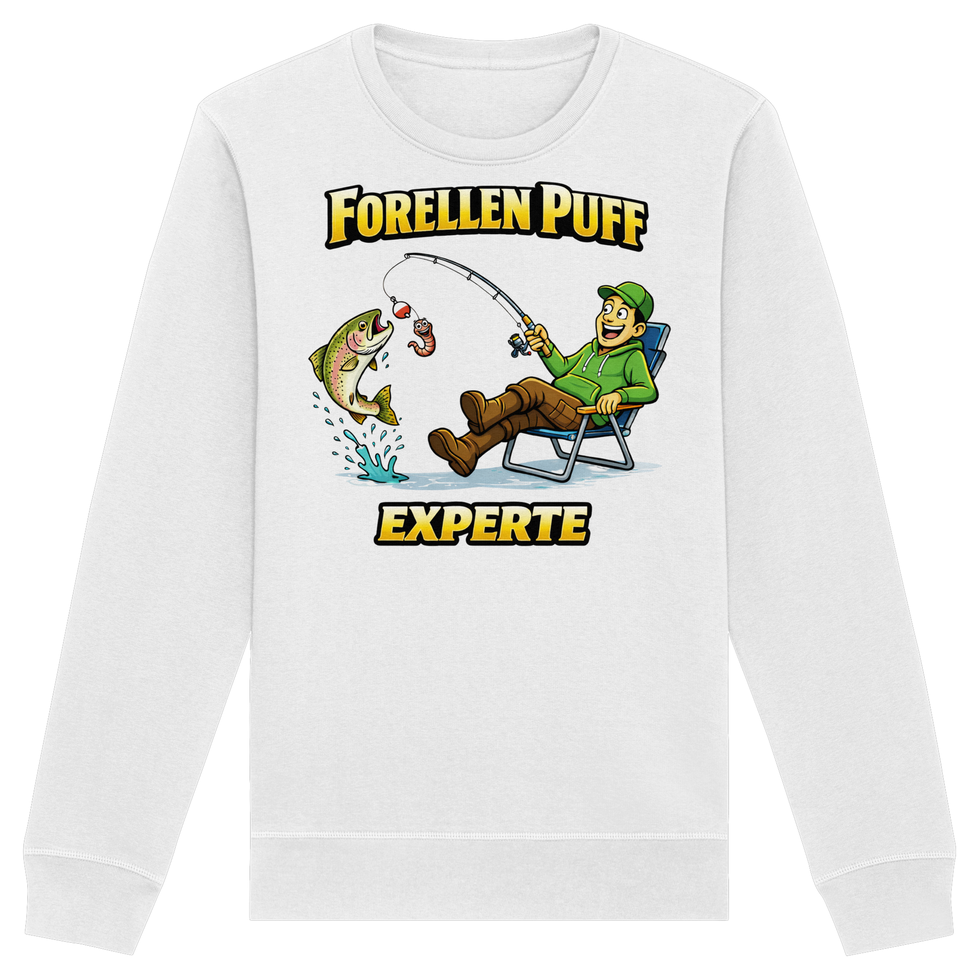 Forellen Puff Experte - Premium Sweatshirt