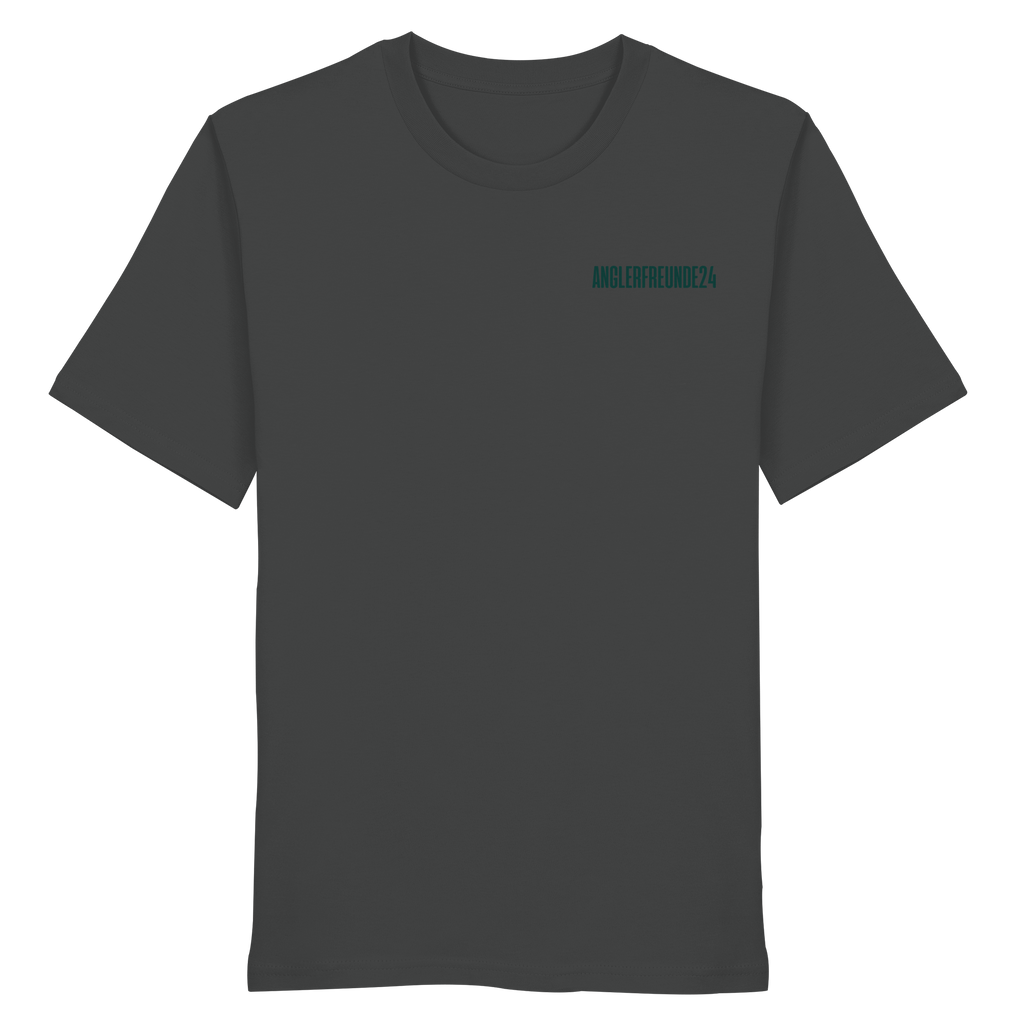 Anglerfreunde24 Logo Grün - Premium Shirt