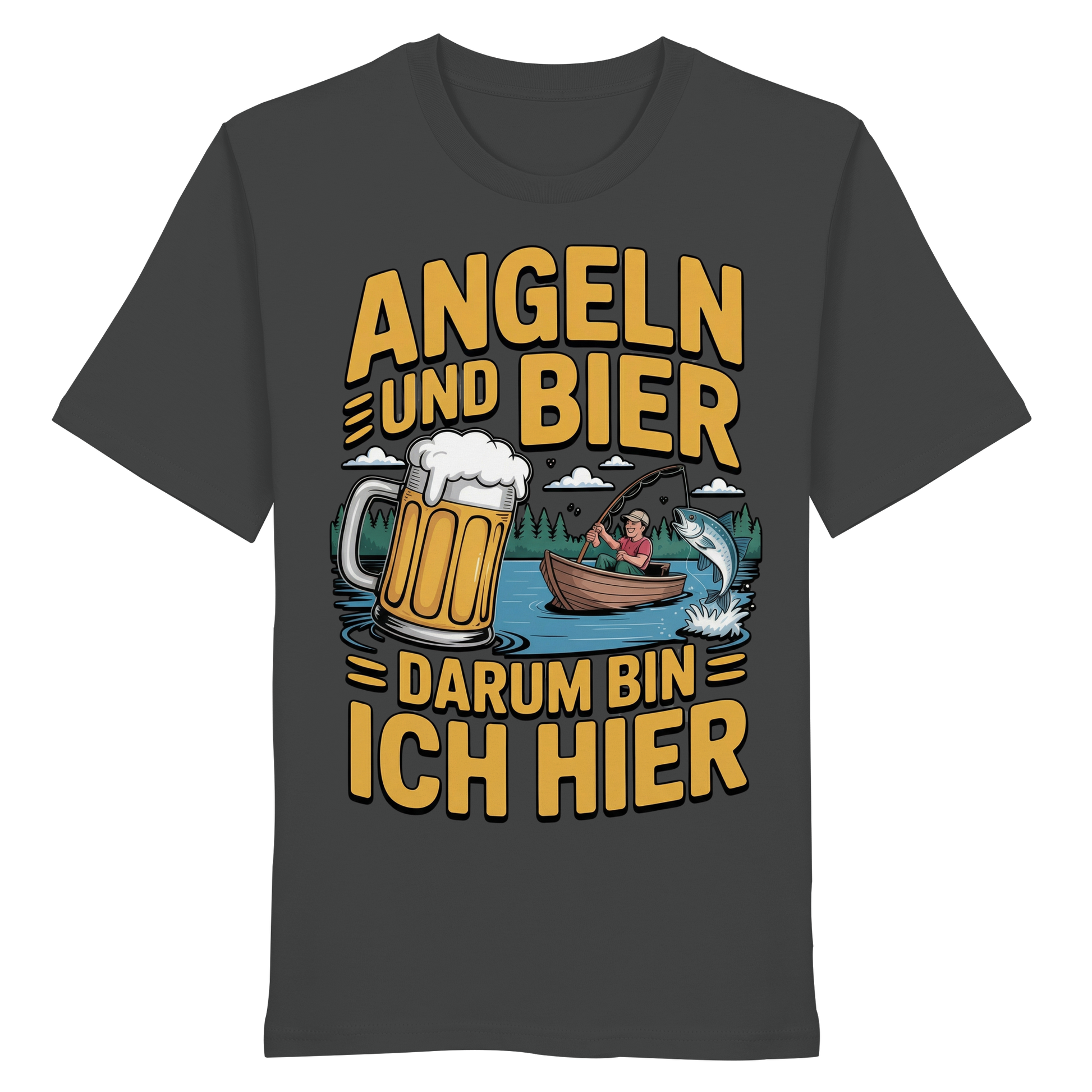 Angeln und Bier  - Premium Shirt
