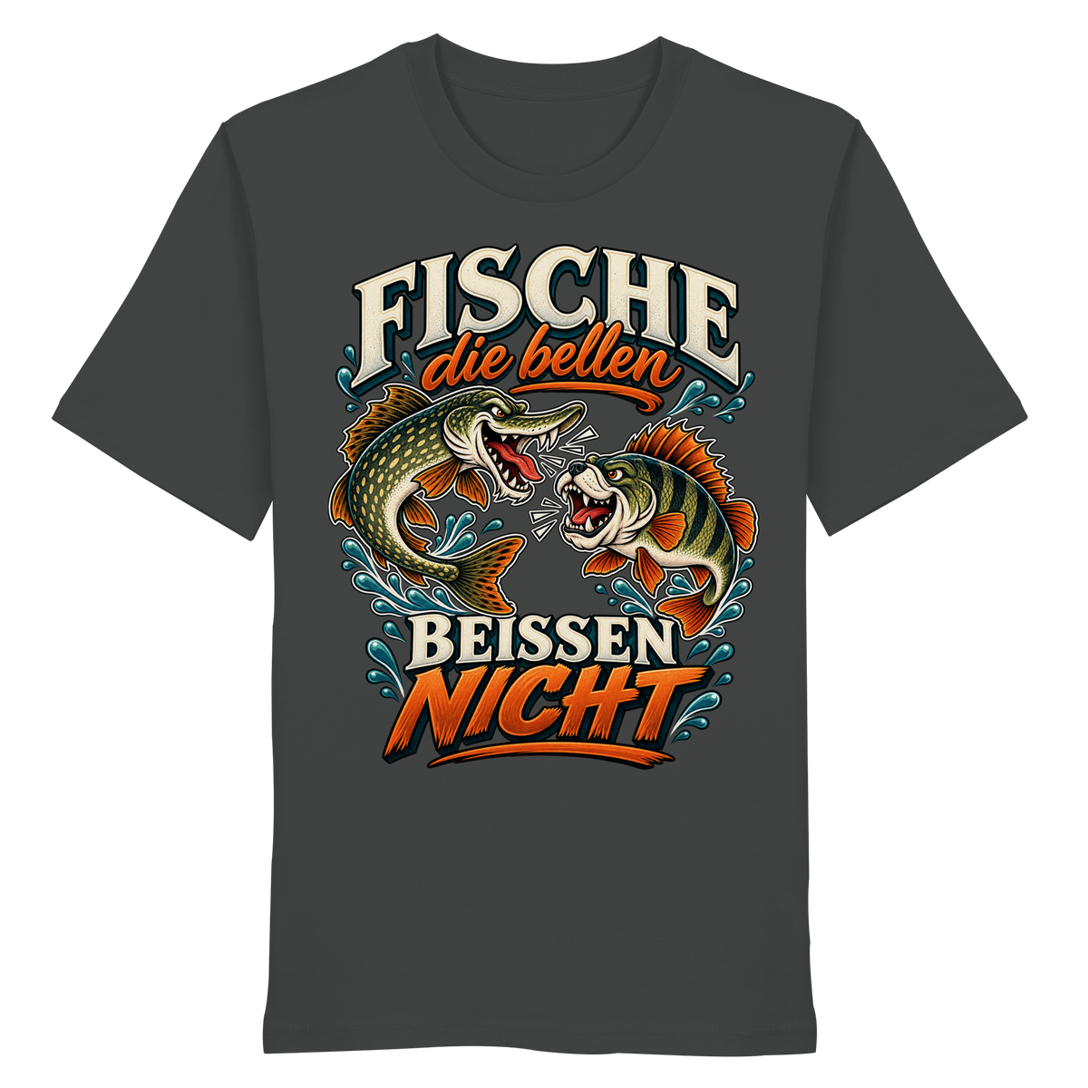 Fische die Bellen - Premium-Shirt