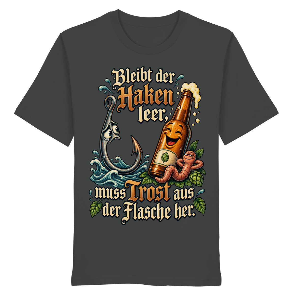 Bleibt der Haken leer - Premium-Shirt