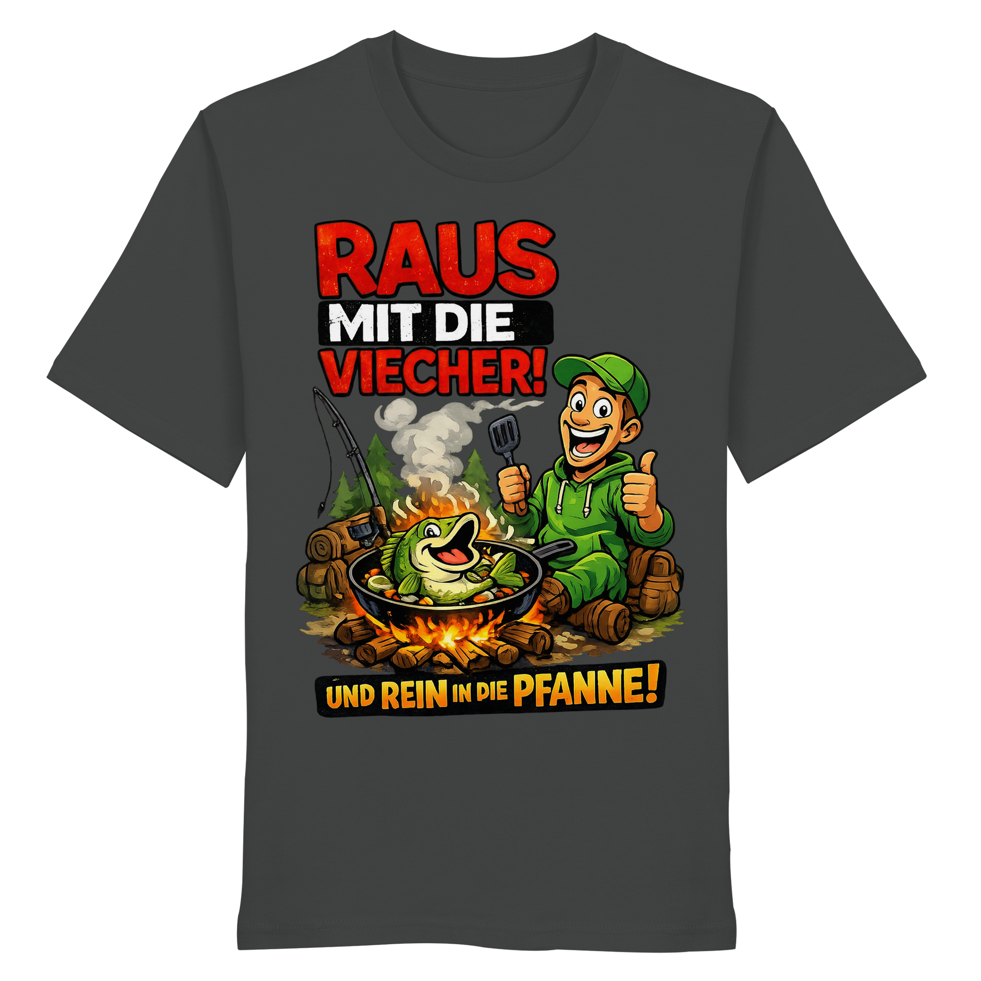 Raus Mit- Rein Pfanne - Premium Shirt