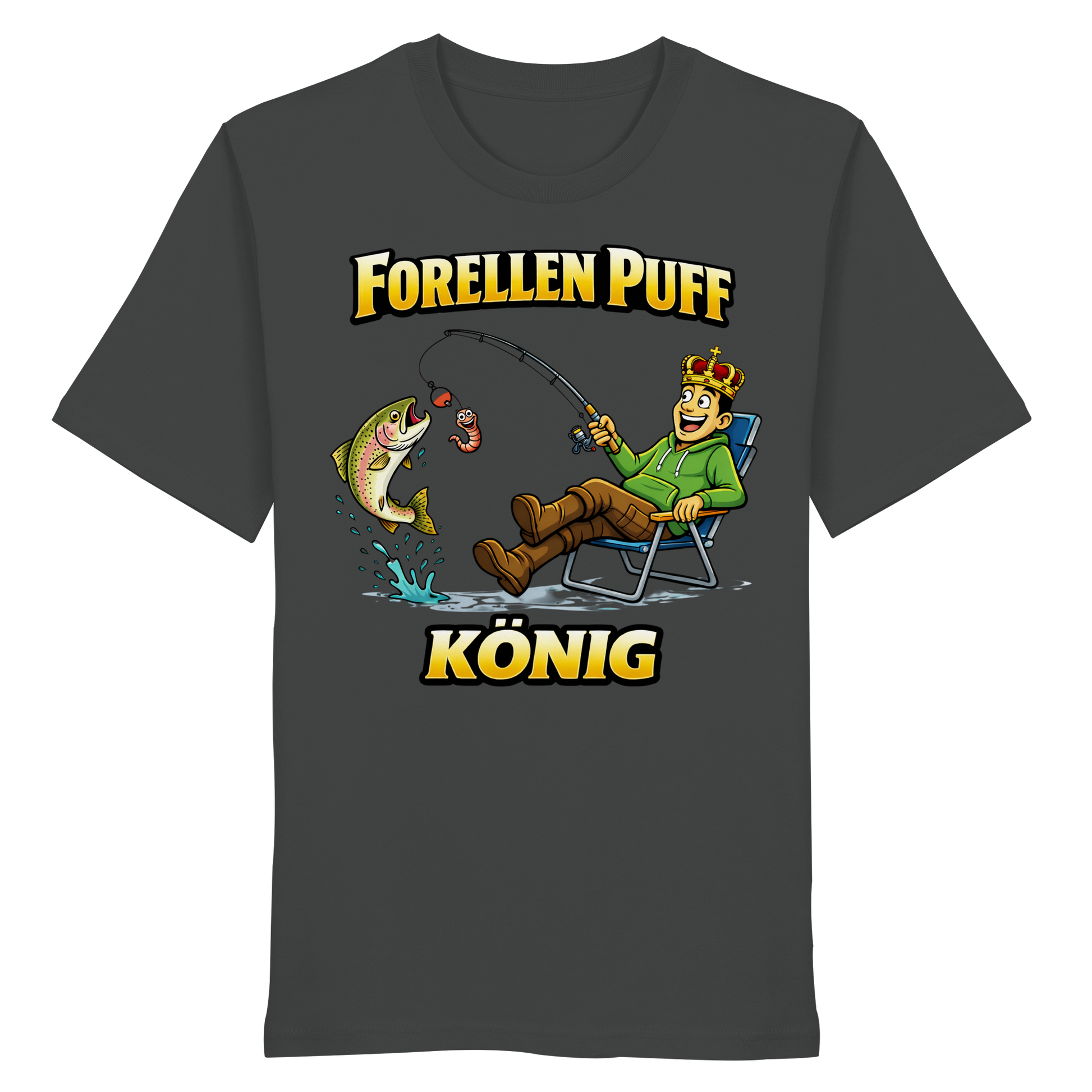 Forellen Puff König - Premium Shirt