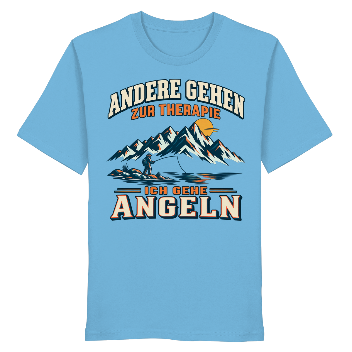 Therapie Angeln - Premium-Shirt