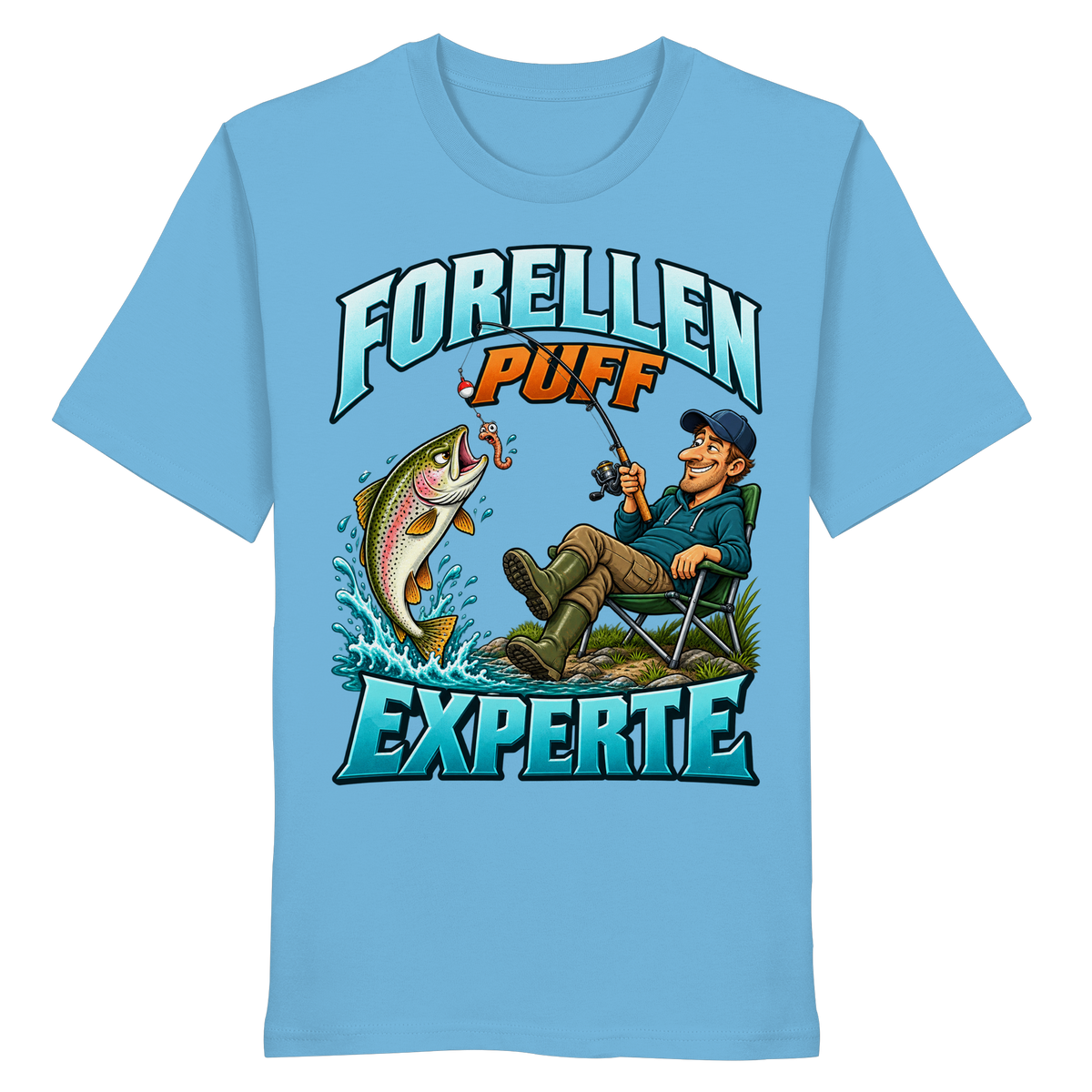 Forellen Puff Experte - Premium-Shirt