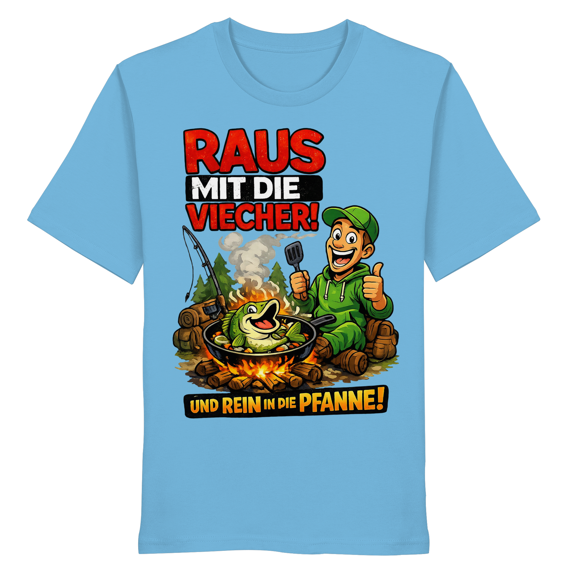 Raus Mit- Rein Pfanne - Premium Shirt