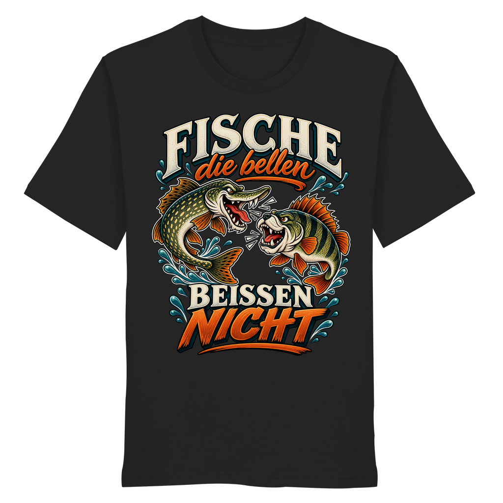 Fische die Bellen - Premium-Shirt