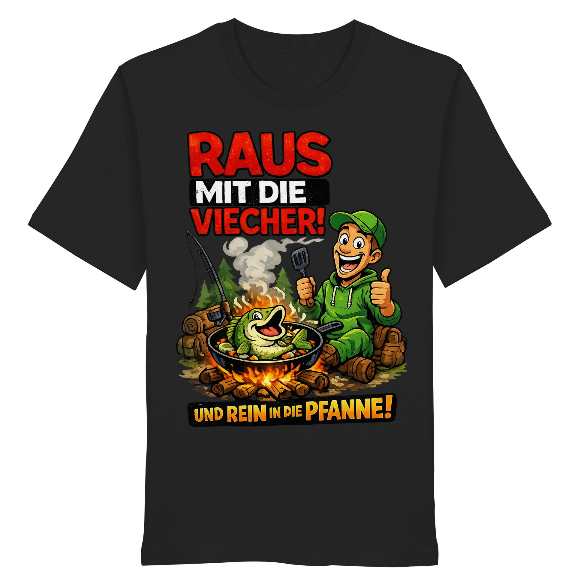 Raus Mit- Rein Pfanne - Premium Shirt