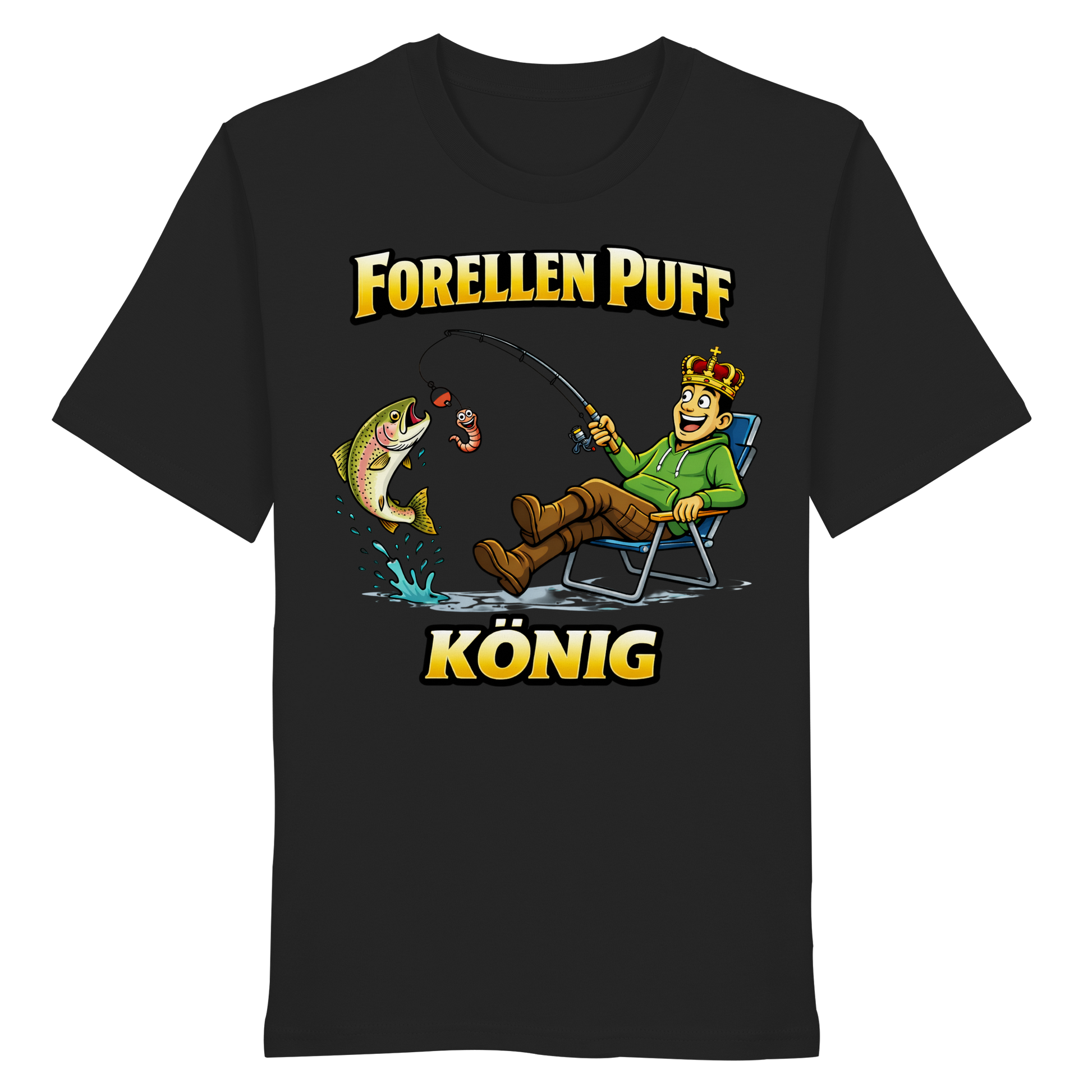Forellen Puff König - Premium Shirt