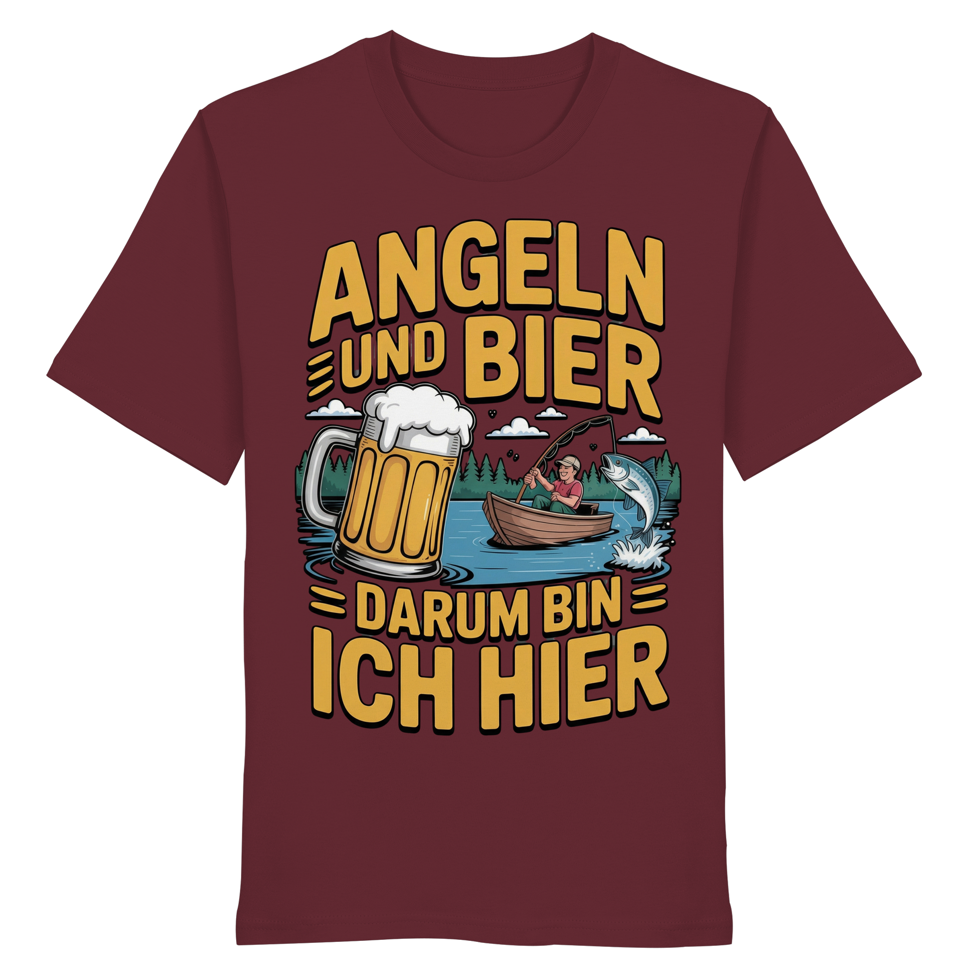 Angeln und Bier  - Premium Shirt
