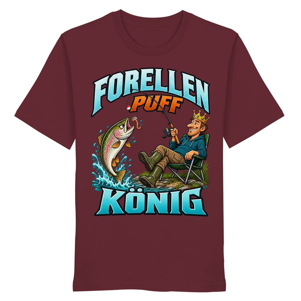Forellen Puff König - Premium-Shirt