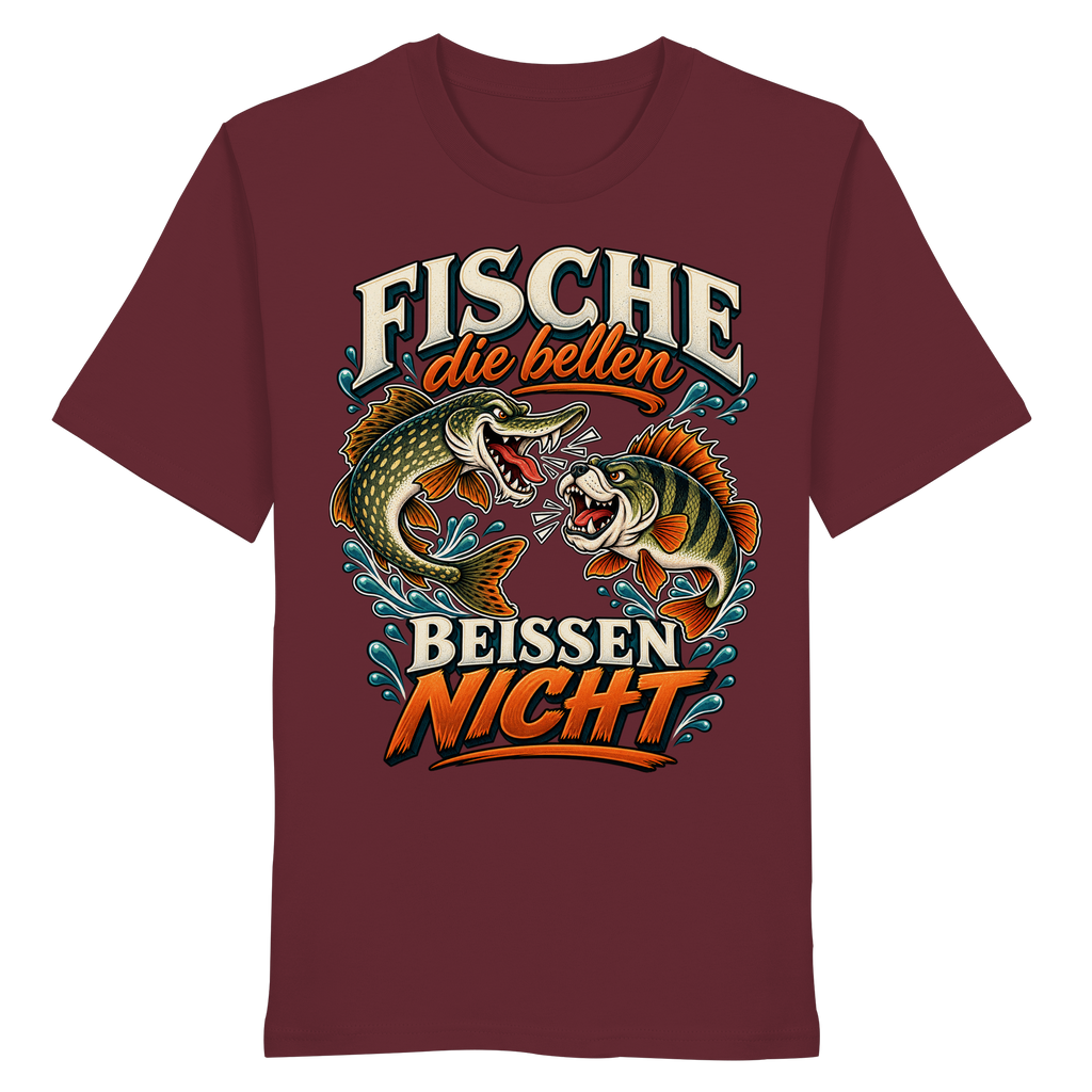 Fische die Bellen - Premium-Shirt