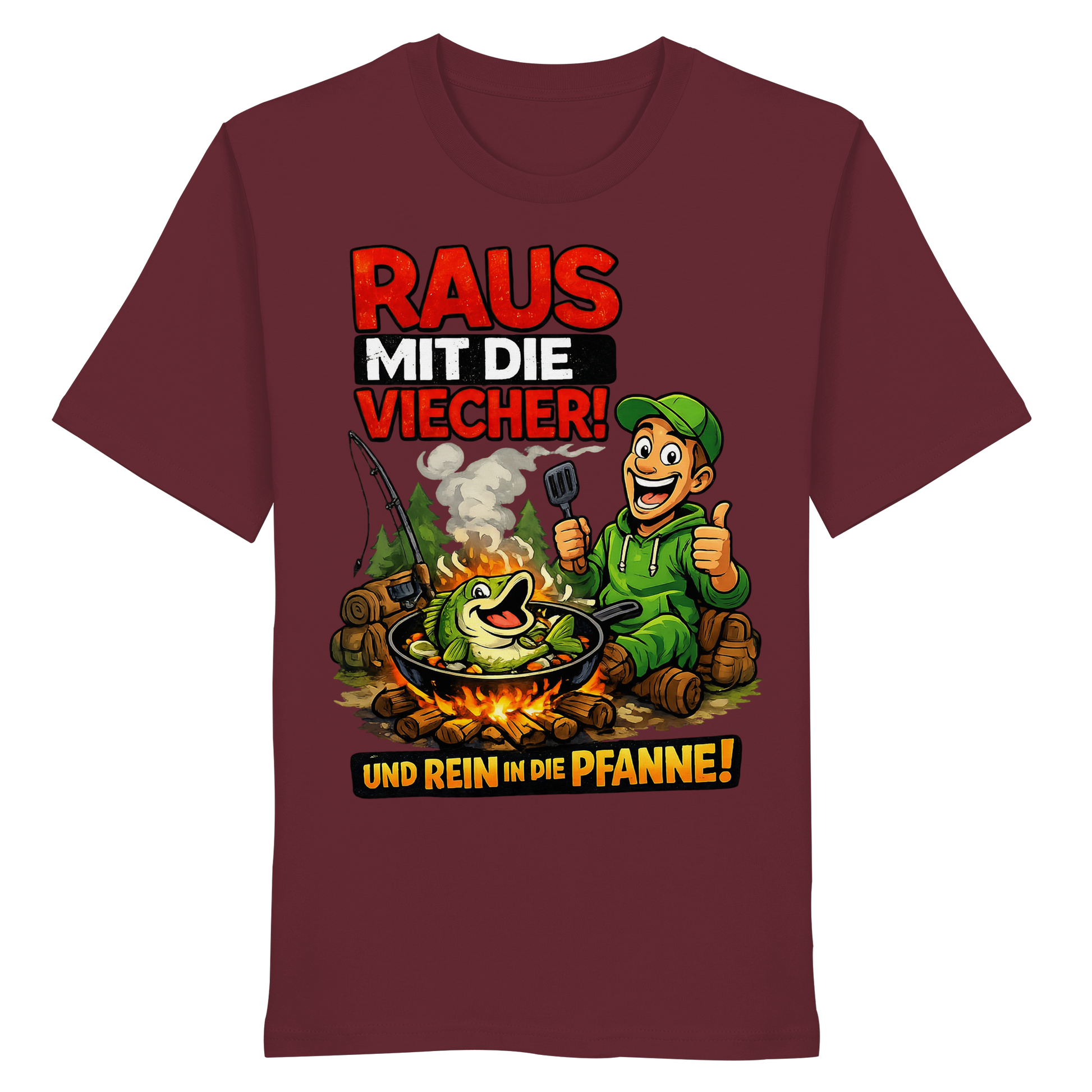 Raus Mit- Rein Pfanne - Premium Shirt
