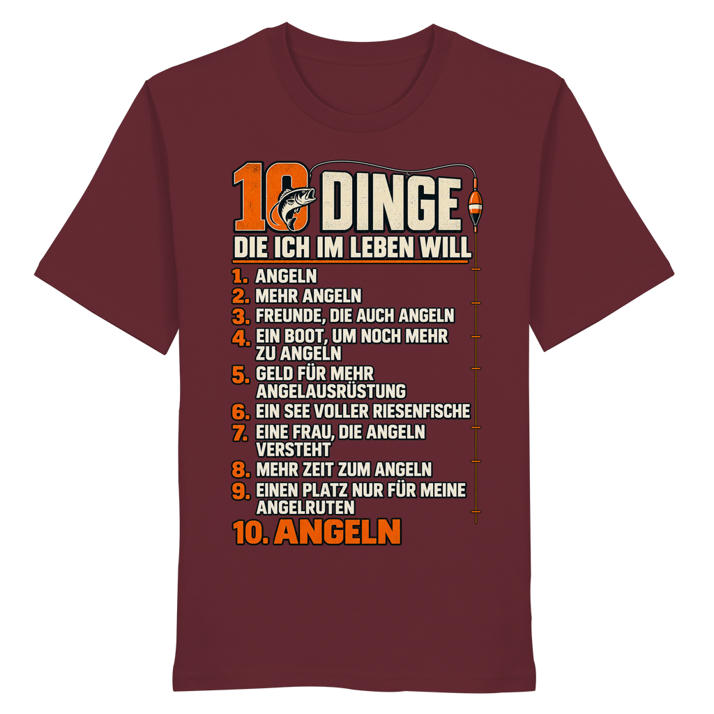 10 Dinge - Premium-Shirt