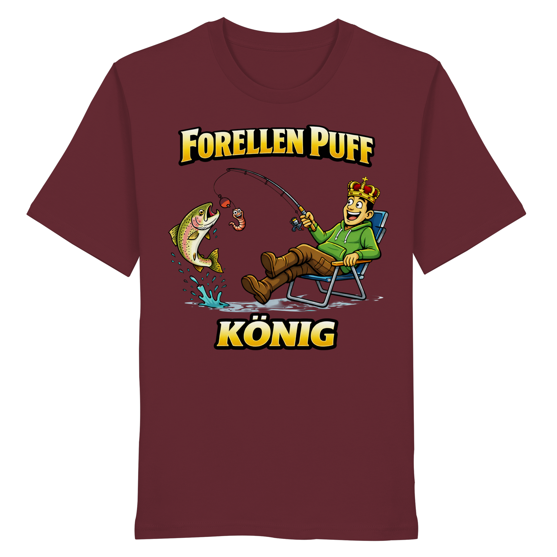 Forellen Puff König - Premium Shirt