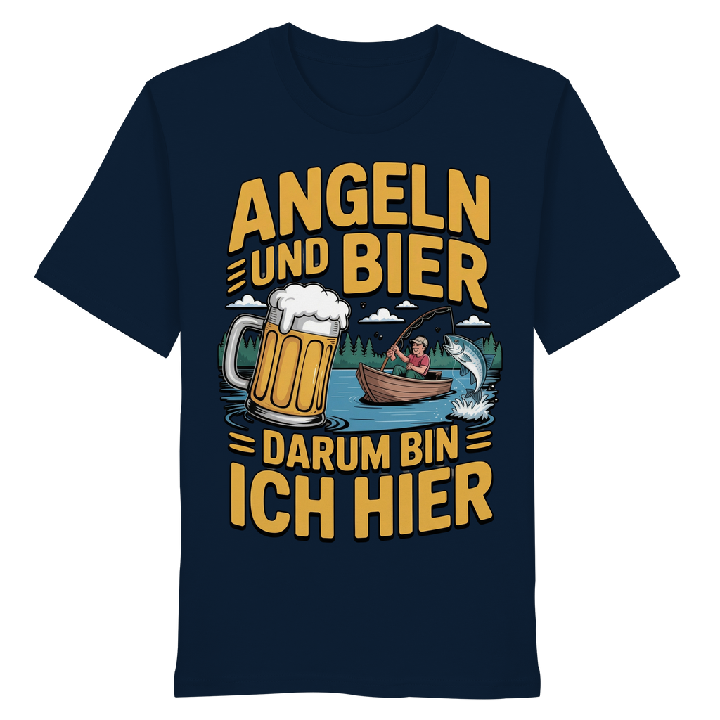Angeln und Bier  - Premium Shirt